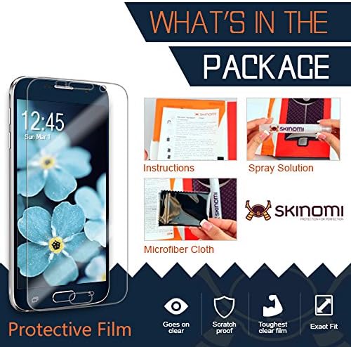 Skinomi Ekran Koruyucu ile Uyumlu Huawei Mediapad T1 (7 inç, LTE) Temizle TechSkin TPU Anti-Kabarcık HD Film