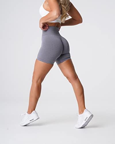 TNTOR egzersiz şortu Kadınlar için Dikişsiz Ezme Kısa Spor Yoga Koşu Spor Aktif Egzersiz fitness şortu
