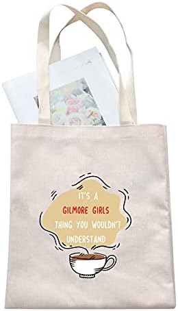 G2TUP Girls Merchandise Lukes Kozmetik Çantası Bu Kızlar için Bir Şey TV Şovundan İlham Alan Kese (tote çanta)