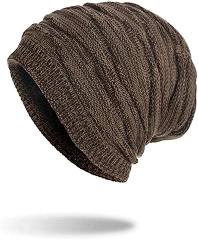 Moda Termal Kafatası Kapaklar Kadın Erkek Bere Şapka Hımbıl Kalın Polar Astarlı Yumuşak Sıcak Düz Renk Rüzgar Geçirmez Kemo Şapka