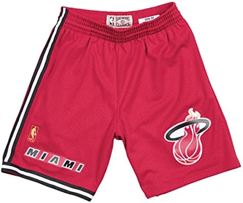 Miami Heat 1996-97 Alternatif Erkek Kırmızı Swingman Şortu