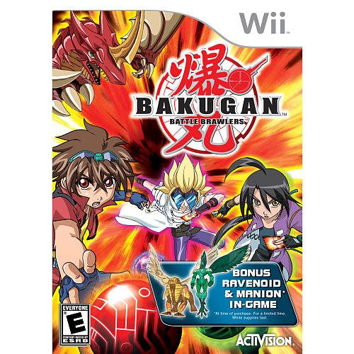 Bakugan: Nintendo Wii için Savaş Dövüşçüleri ve Özel Bonus Ravenoid & Manion Oyun İçi