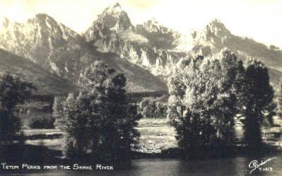 Yılan Nehri, Wyoming Kartpostalı