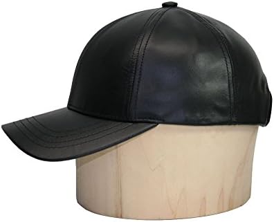 ABD'de yapılan Emstate Hakiki inek derisi Deri Ayarlanabilir Beyzbol Şapkası