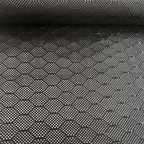 3 K 240g Futbol Desen Petek Desen Karbon Fiber Kumaş Jakarlı Altıgen Karbon Fiber Fabric-50cmx100cm