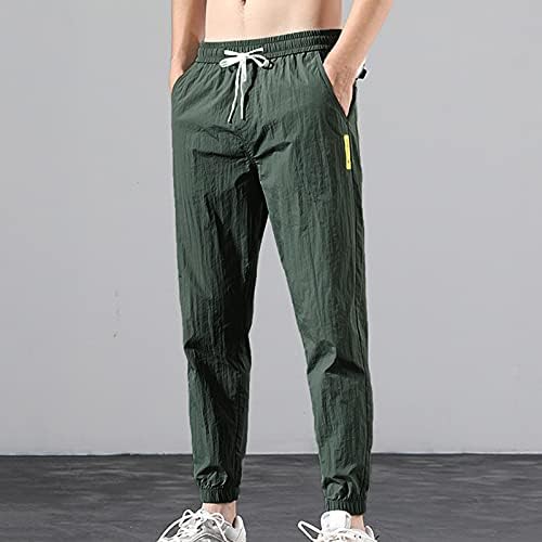 Rahat Pantolon Erkek Moda erkek Artı Pantolon Gevşek Boyutu Ayak Bağlı Eşofman Pantolon erkek Pantolon Yeşil