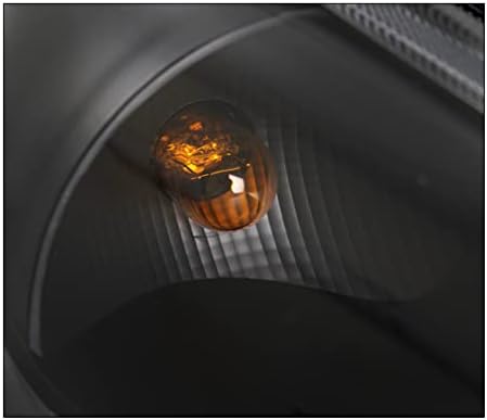 ZMAUTOPARTS LED Tüp Sıralı Sinyal Projektör Farlar Siyah w / 6.25 Beyaz DRL ile Uyumlu 2010-2013 G37 Sedan