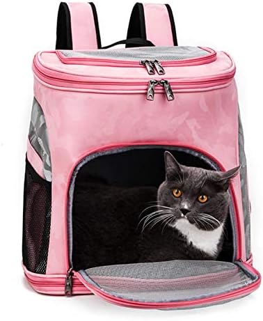 XCQ kedi çantası Nefes evcil hayvan çantası Out Taşınabilir evcil hayvan sırt çantası Katlanır pet araba Çantası 112 (Renk: Gri)