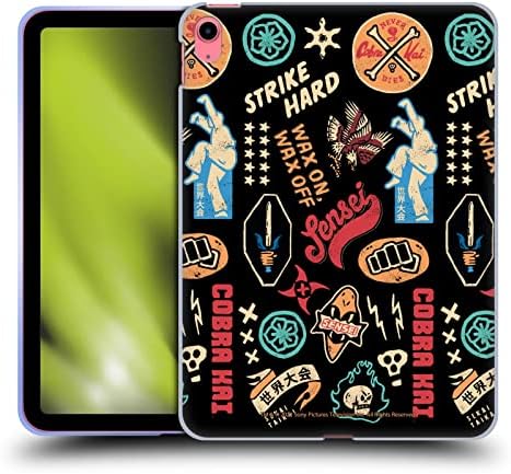 Kafa Çantası Tasarımları Resmi Lisanslı Kobra Kai Simgeler Desen Sezon 5 Anahtar Sanat Yumuşak Jel Kılıf Apple iPad 10.9 ile Uyumlu