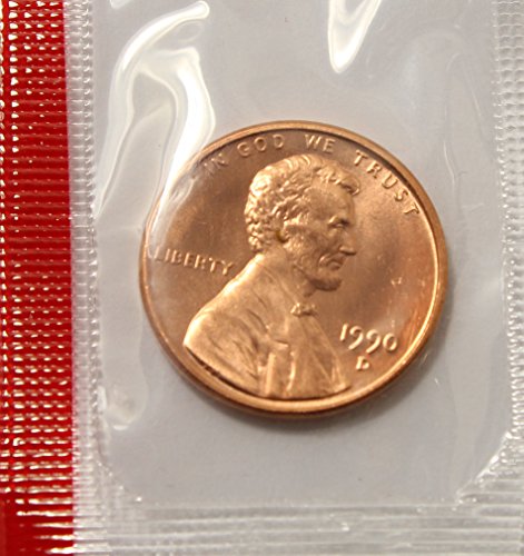 1990 D Lincoln Anıtı Penny Dolaşımsız ABD Darphanesi
