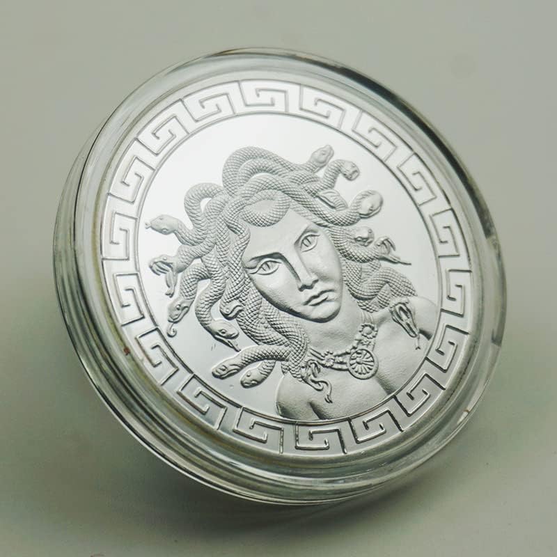 NİUBB İskandinav Mitolojisinde hatıra parası Yunan Mitolojisinde Medusa hatıra parası Döviz Gorgon Gümüş Sikke Madalya
