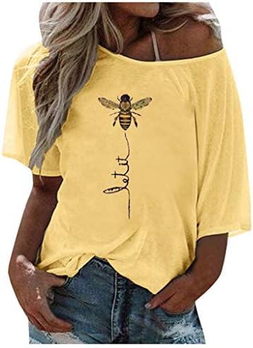 Yubnlvae Artı Boyutu Tişörtü Kadınlar için Temel Grafik Hafif T-Shirt Ekip Boyun Moda Rahat Yaz Kısa Kollu