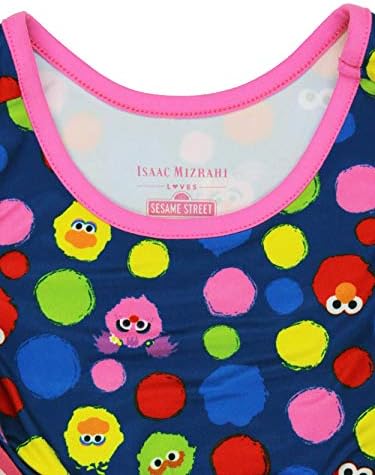 Isaac Mizrahi Seviyor Susam Sokağı Elmo Bebek Yürüyor Fit ve Flare Yumuşak Elbise