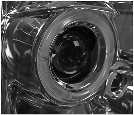 ZMAUTOPARTS LED Halo Projektör Farlar Duman w / 6.25 Beyaz DRL ile Uyumlu 2011- Ford F - 250 F - 350 Süper Görev