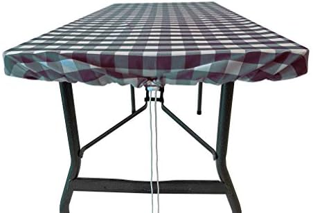 Tablesnugg'dan İpli Masa Örtüsü / Orijinal Ayarlanabilir Gömme Masa Örtüsü / Rüzgarlı Gün Pikniği, Barbekü ve Arka Kapı / Lastiklerden