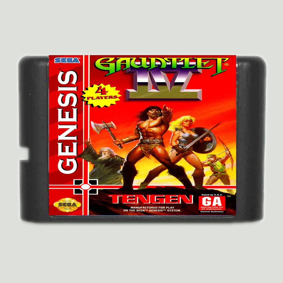 Dayağı 4 16 bitlik MD Oyun Kartı Için Sega Mega Sürücü Genesis-PAL-E