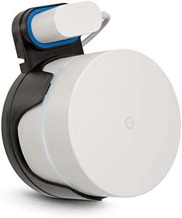 Coby Duvar Montajı Google Home WiFi için Uyumlu, Siyah / Ağ Yönlendiricilerini Duvar Prizlerine Sabitler, Kablo Yönetimi için USB Kablosunu