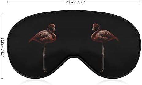 Pembe Flamingo Koyu Göz Maskesi Uyku Körü Körüne Ayarlanabilir Kayış Blokları ışık gece Kör Seyahat Uyku Yoga Şekerleme Kadın Erkek