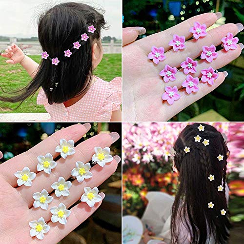 Çiçek Kristal Mini Saç Klipleri Küçük Tokalar 10 adet/takım Seramik saç aksesuarları Kız Çocuk Kore Tarzı Saç Pençeleri Kız Kadınlar