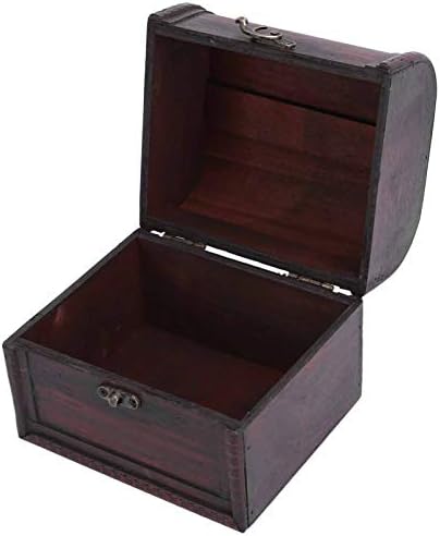 Yaz Keyfi Meiyya Vintage Saklama Kutusu, Mücevher Kutusu Malzemeleri Mücevher Dükkanı için Mücevher Severler için Saat Dükkanı Ev için(6003B-03-Red-Large,