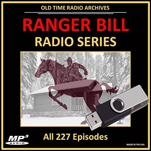 Ranger Bill Radyo Serisi: mp3'te Hayatta Kalan 227 Bölümün Tümü [USB Flash Sürücü]