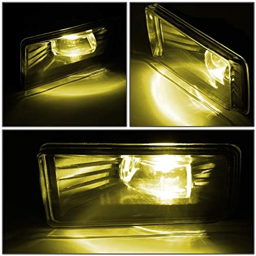 Chevy Tahoe ile uyumlu / Suburban siyah konut Amber köşe LED DRL far + Amber Lens sis ışık + anahtarı