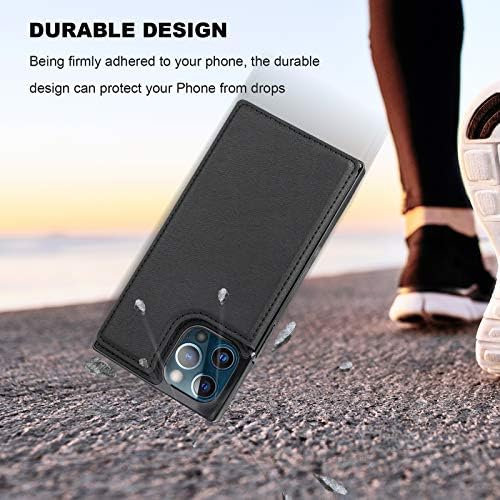 Bocasal Cüzdan Kılıf iPhone 12/12 Pro Cüzdan Kılıf Kredi Kartı Tutucu ile Premium Yumuşak PU Deri Kickstand Darbeye Dayanıklı Manyetik