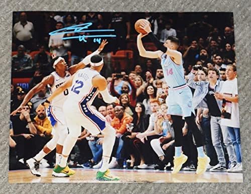 TYLER HERRO İmzalı MİAMİ HEAT Miami Vice 8x10 Basketbol Fotoğrafı-İmzalı NBA Fotoğrafları