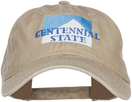 e4Hats.com Colorado Yüzüncü Yıl Eyaleti işlemeli Şapka