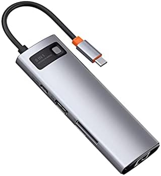 SAWQF USB HUB Tipi C Çoklu USB 3.0 4 K PD 100 W Port USB HUB Adaptörü Dizüstü USB Splitter USB 3.1 C HUB